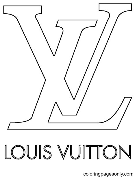 printable lv coloring pages